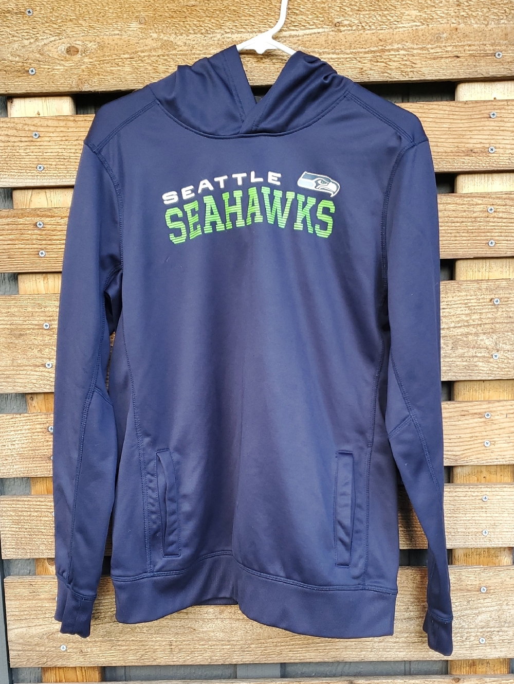XL 18 NFL SEAHAWKS Youth Navy Hooded  Pullover
